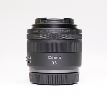 Used Canon RF 35mm f1.8 Macro IS STM lens Used Canon RF 35mm f1.8 Macro IS STM lens