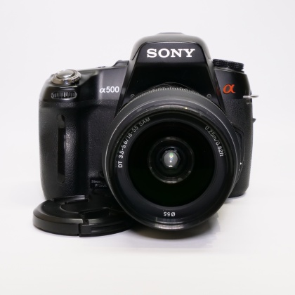 Used Sony Alpha 500 DSLR with 18-55mm lens Used Sony Alpha 500 DSLR with 18-55mm lens