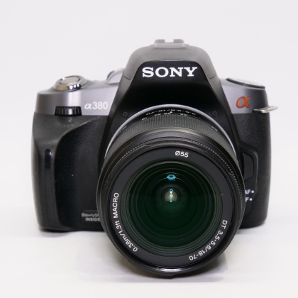 Used Sony Alpha 380 DSLR with 18-70mm lens Used Sony Alpha 380 DSLR with 18-70mm lens
