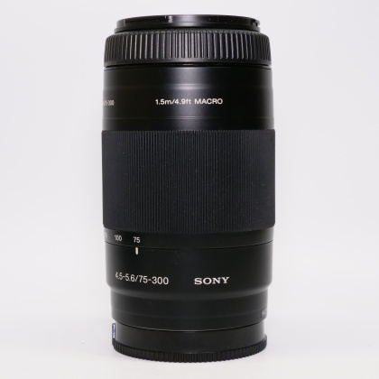 Used Sony SAM 75-300mm f4.5-5.6 lens