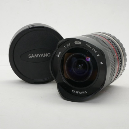 Used Samyang 8mm f2.8 for Canon M mount Used Samyang 8mm f2.8 for Canon M mount