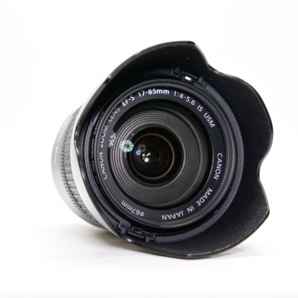 Used Canon EF-S 17-85mm f4-5.6 IS USM lens Used Canon EF-S 17-85mm f4-5.6 IS USM lens
