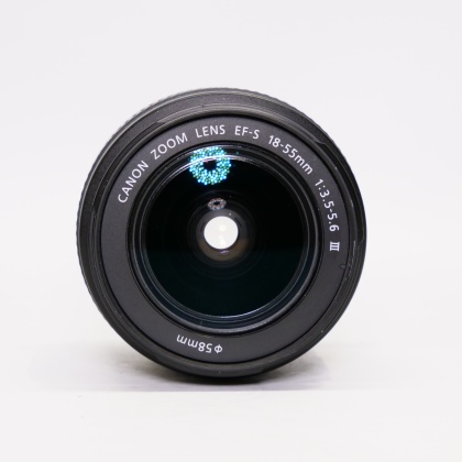 Used Canon EF-S 18-55mm f3.5-5.6 III lens
