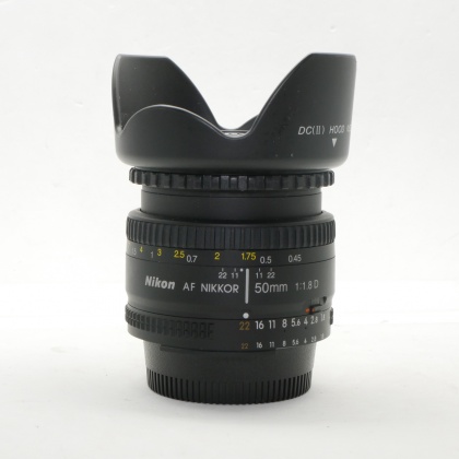 Used Nikon AF-D 50mm f1.8 lens