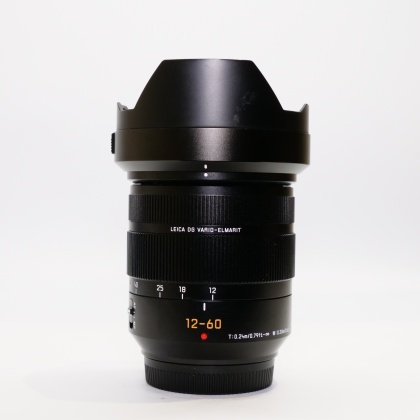 Used Panasonic 12-60mm f2.8-4 Leica DG Vario-Elmarit ASPH Power O.I.S. lens Used Panasonic 12-60mm f2.8-4 Leica DG Vario-Elmarit ASPH Power O.I.S. lens