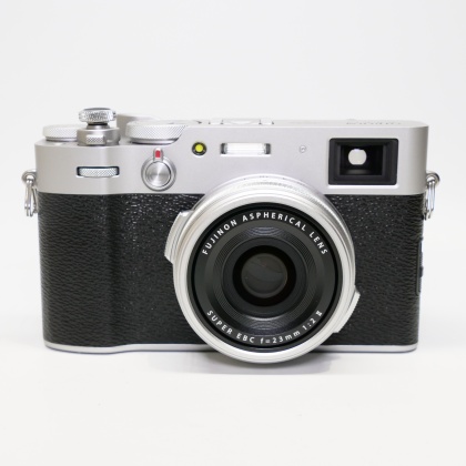 Used Fujifilm X100 V digital compact camera, silver Used Fujifilm X100 V digital compact camera, silver