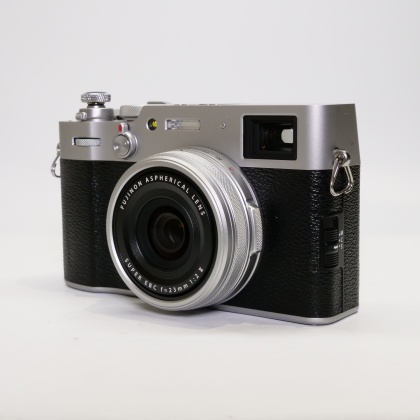 Used Fujifilm X100 V digital compact camera, silver Used Fujifilm X100 V digital compact camera, silver
