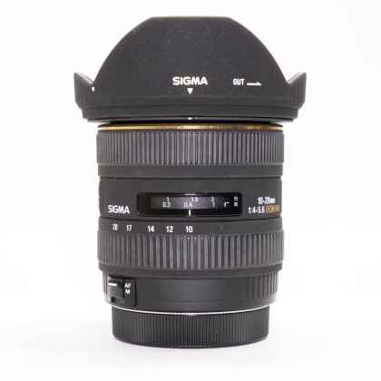Used Sigma DC 10-20mm f4-5.6 HSM lens for Canon EOS