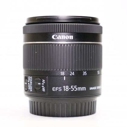 Used Canon EF-S 18-55mm f4-5.6 IS STM lens