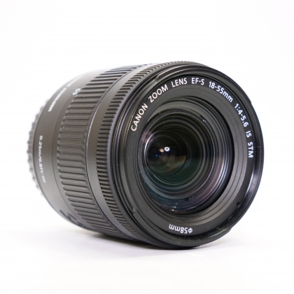Used Canon EF-S 18-55mm f4-5.6 IS STM lens