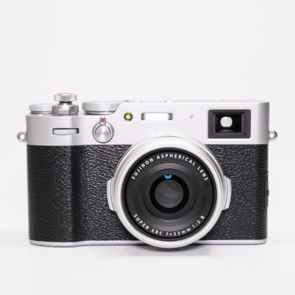 Used Fujifilm X100V digital compact camera, silver Used Fujifilm X100V digital compact camera, silver
