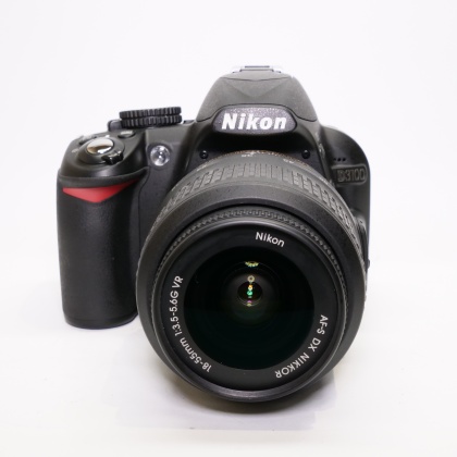 Used Nikon D3100 DSLR with 18-55mm VR lens