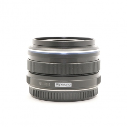 Used Olympus Zuiko 17mm f1.8 lens, black