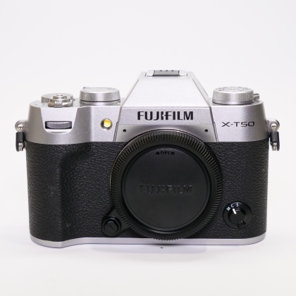 Used Fujifilm X-T50 Mirrorless camera body, silver Used Fujifilm X-T50 Mirrorless camera body, silver