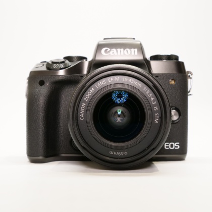 Used Canon EOS M5 Mirrorless camera with 15-45mm lens