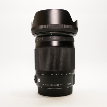 Used Sigma DC 18-300mm f3.5-6.3 Contemporary lens for Canon EOS Used Sigma DC 18-300mm f3.5-6.3 Contemporary lens for Canon EOS