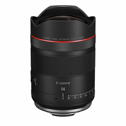 Canon RF 14mm F1.4L VCM hybrid prime lens
