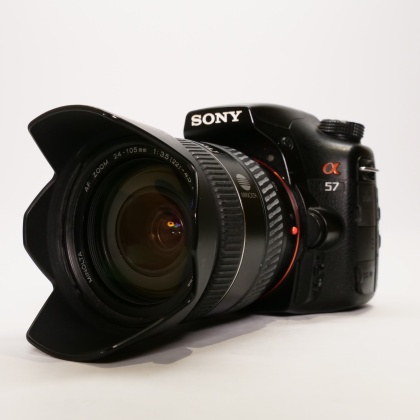 Used Sony A57 DSLR with 24-105mm lens