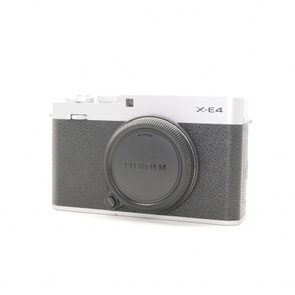 Used Fujifilm X-E4 Mirrorless Camera body, silver