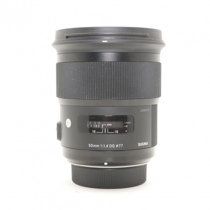 Used Sigma 50mm f1.4 DG HSM Art lens for Nikon