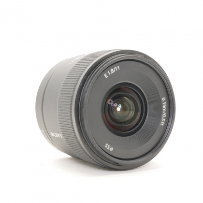 Used Sony E 11 mm f1.8 Wide Angle Prime Lens
