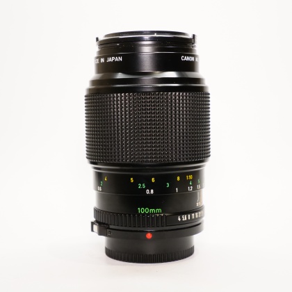 Used Canon FD 100mm f4 Macro lens