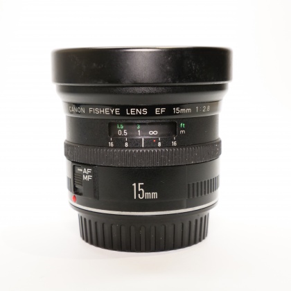 Used Canon EF 15mm F2.8 Fisheye lens