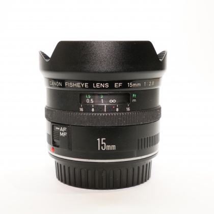 Used Canon EF 15mm F2.8 Fisheye lens