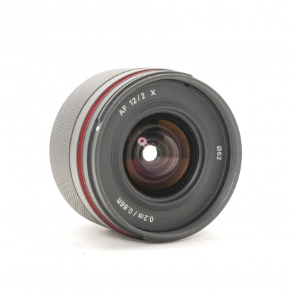 Used Samyang AF 12mm f2.0 Wide Angle lens for Fuji X
