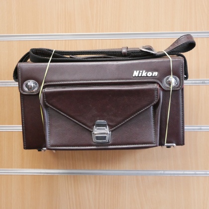 Used Nikon FB-17 Brown Leather Compartment Case