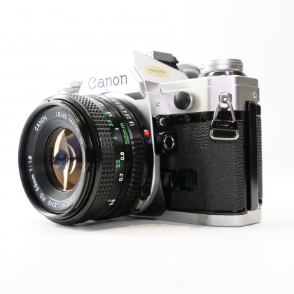 Used Canon AE1 35mm SLR with 50mm lens