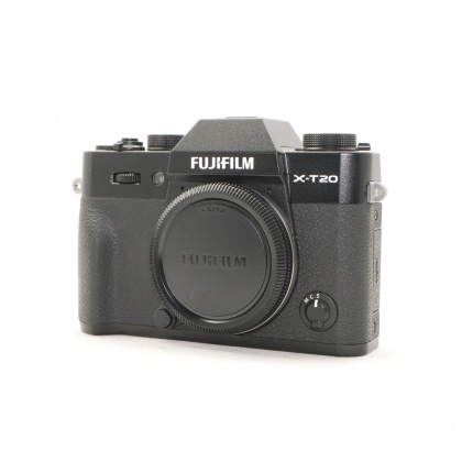 Used Fujifilm X-T20 Mirrorless camera body, Black
