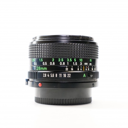 Used Canon FD 28mm f2.8 lens