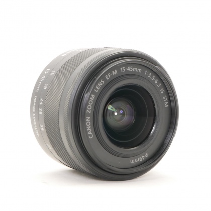 Used Canon EF-M 15-45mm f3.5-6.3 IS STM lens