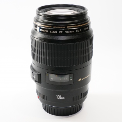 Used Canon EF 100mm f2.8 USM Macro lens