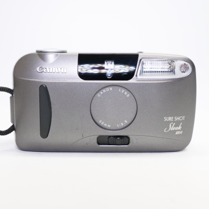 Used Canon Sureshot Sleek 35mm compact camera Used Canon Sureshot Sleek 35mm compact camera