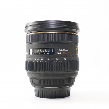 Used Sigma 24-70mm f2.8 DG HSM EX lens for Canon EOS