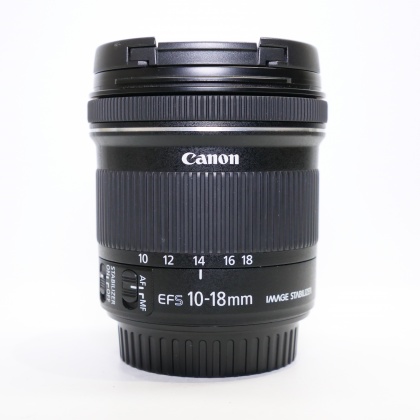 Used Canon EF-S 10-18mm f4.5-5.6 IS STM lens