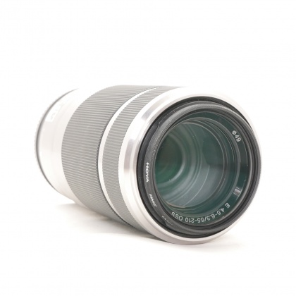 Used Sony E 55-210mm f4.5-6.3 lens, silver