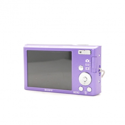 Used Sony Cybershot W830 digital compact camera, Purple