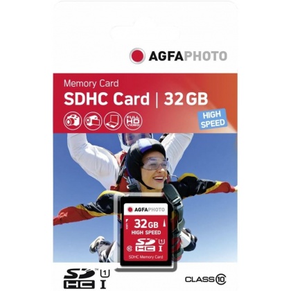 AGFAPHOTO 32GB SDHC UHS-1 V10 R100