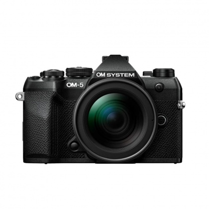 OM SYSTEM OM-5 Mark II Mirrorless camera with 12-40mm F2.8 lens, Black