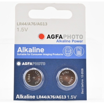 AGFAPHOTO LR44 / A76 alkaline batteries, pack of ten