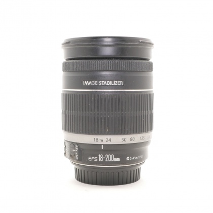 Used Canon EF-S 18-200mm f3.5-5.6 IS lens