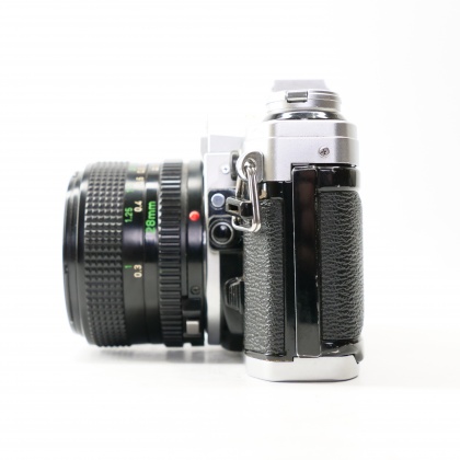 Used Canon AE-1 Program 35mm SLR with 28mm lens