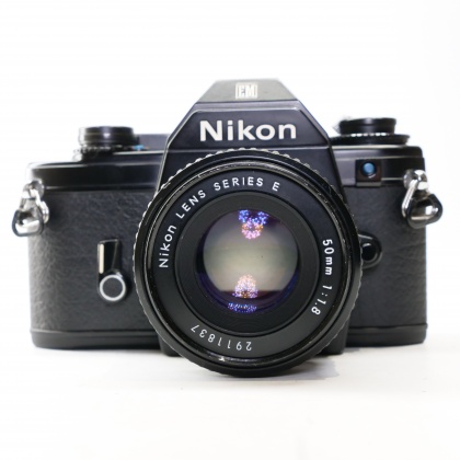 Used Nikon EM 35mm SLR with 50mm lens