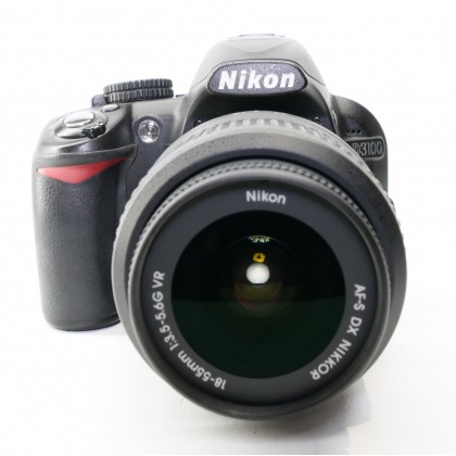 Used Nikon D3100 DSLR with 18-55mm lens