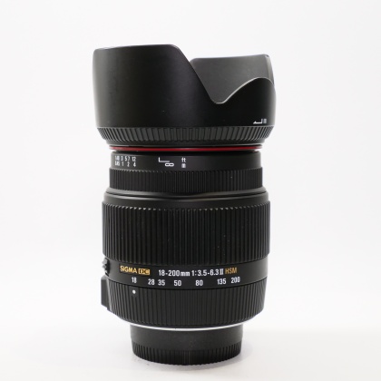Used Sigma DC 18-200mm f3.5-6.3 II HSM lens for Nikon