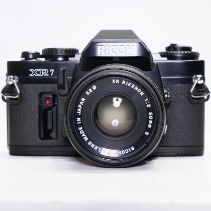 Used Ricoh XR 7 35mm SLR with 50mm lens