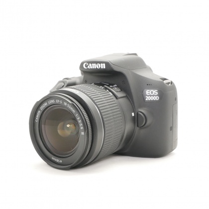 Used Canon EOS 2000D DSLR with 18-55mm lens